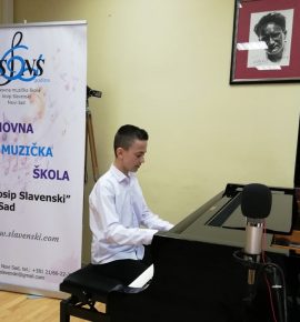 Patrick Tomljanović prvonagrađeni na XII. međunarodnom pijanističkom takmičenju “Slavenski” (Novi Sad)