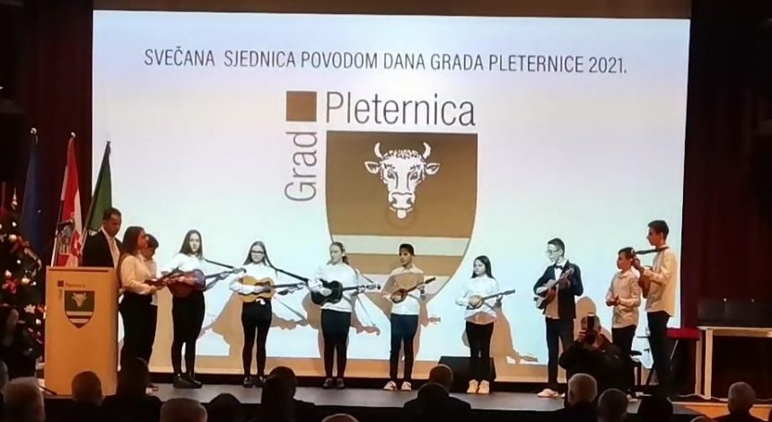 Naši učenici nastupali na svečanoj sjednici povodom Dana grada Pleternice