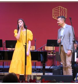 Mia Raguž i Marko Tolja uz pratnju Školskog benda učenika GŠP