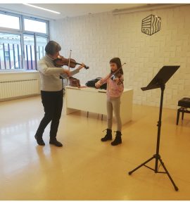 Marija Ćepulić održala seminar za naše violiniste