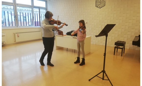 Marija Ćepulić održala seminar za naše violiniste