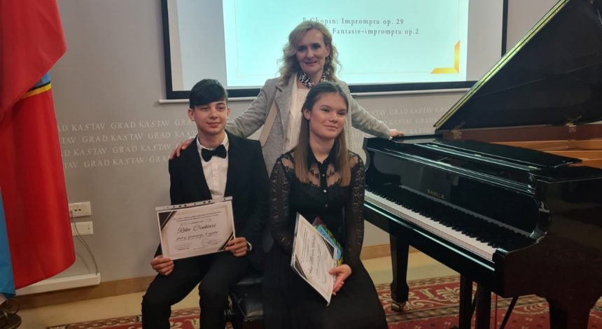 Naši učenici sudjelovali na Međunarodnom natjecanju mladih pijanista Una Corda u Kastavu
