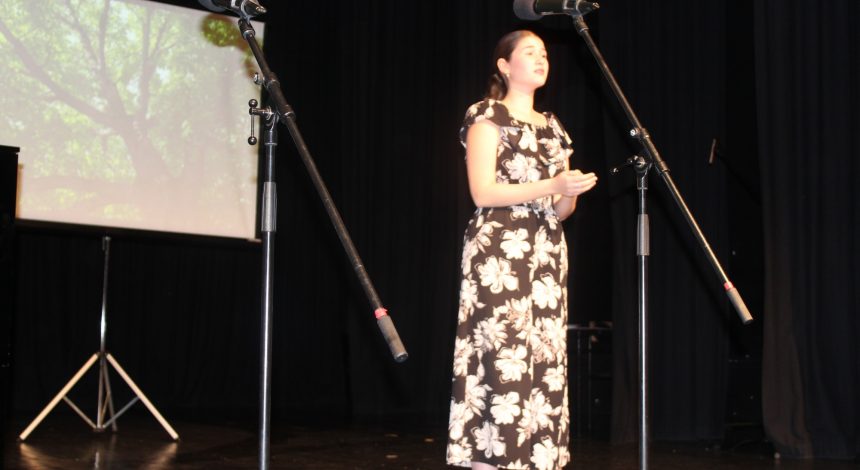 FOTO VIJESTI – Nastup naših učenika na svečanom otvorenju Državnog natjecanja u znanju njemačkog jezika