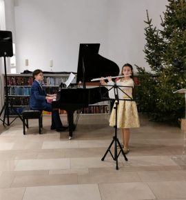 Nastup naših učenika na otvorenju izložbe „25 godina Konzervatorskog odjela u Požegi“