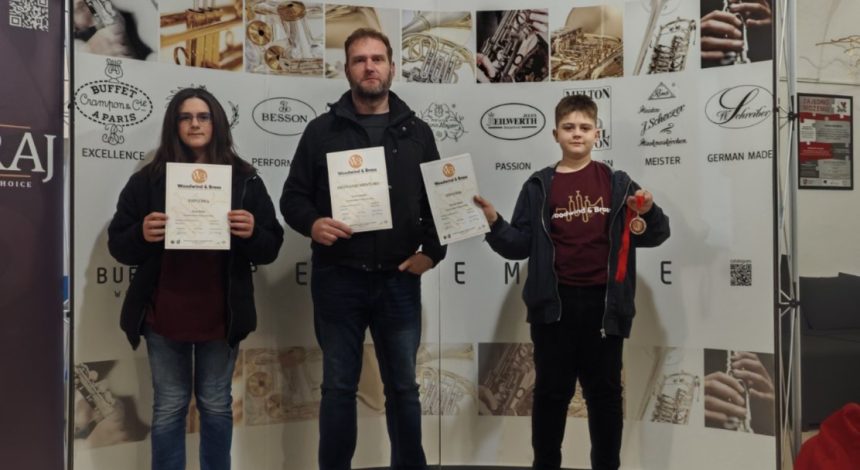 Naši učenici sudjelovali na međunarodnom natjecanju puhača Woodwind & Brass