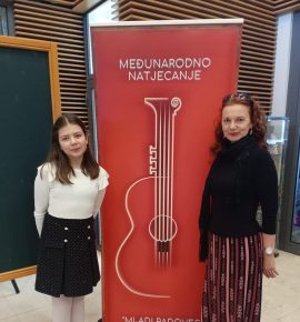 Sudjelovanje učenice Irme Zlatković na međunarodnom natjecanju Mladi Padovec