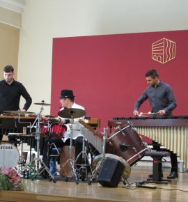 Sudar Percussio trio održao koncert u našoj školi