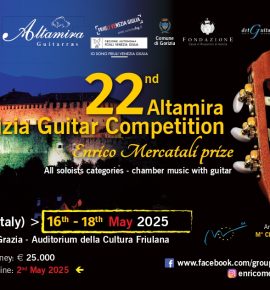 “Primo assoluto” na Altamira Gorizia Guitar Competition