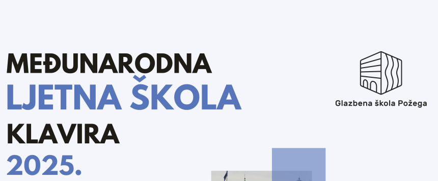 Međunarodna ljetna škola klavira, Požega 2025.