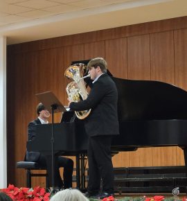 Nastup naših učenika Vice Krpana i Mihaela Mažurana na Svečanom koncertu povodom obilježavanja Dana HDGPP-a