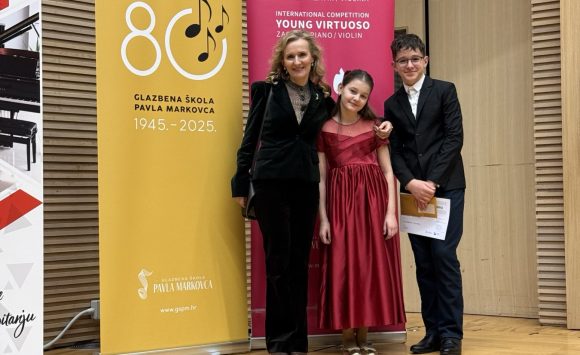 Učenici klavirskog odjela osvojili prestižne nagrade na Međunarodnom natjecanju iz klavira “Mladi virtuozi”