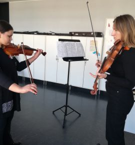 Katarina Kutnar održala seminar za naše violiniste