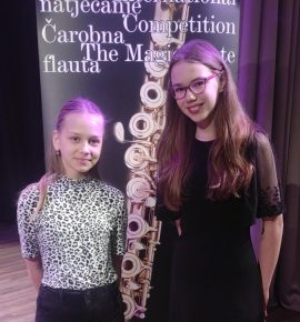 Prva i druga nagrada našim flautisticama na međunarodnom natjecanju