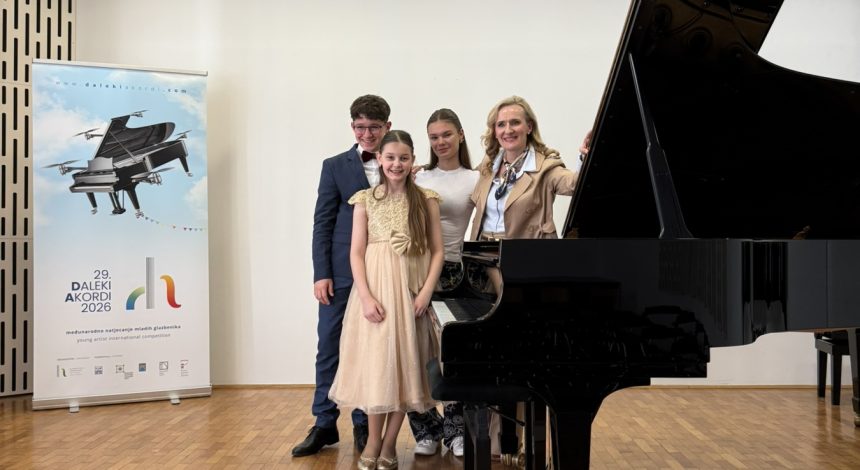 Učenici našeg klavirskog odjela osvojili najviše nagrade na Međunarodnom  natjecanju Daleki akordi