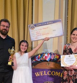 Lucija Šeremet osvojila posebnu Nagradu guvernerice na 31. Lions Grand Prixu u Rijeci