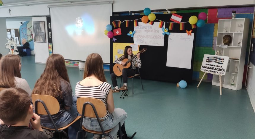 Učenici Područnog odjeljenja Pleternica nastupili na međužupanijskom natjecanju u lijepom čitanju na njemačkom jeziku