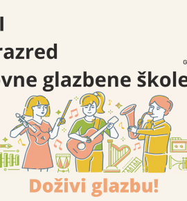 Otvorene prijave za upis u 1. razred osnovne glazbene škole